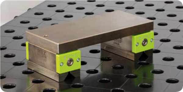 Magnetic clamping blocks